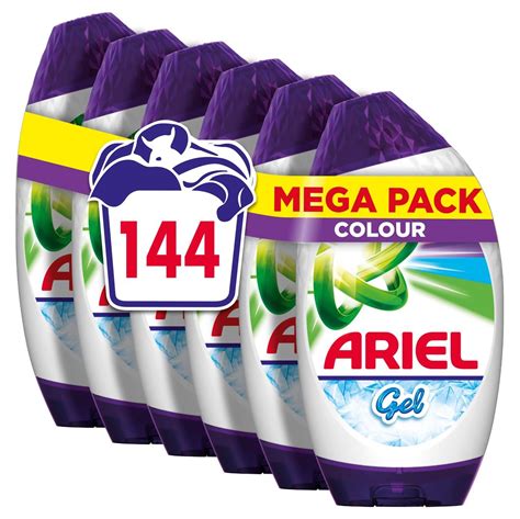 Buy Ariel Washing Liquid Laundry Detergent Gel 144 Washes 888 Ml X 6