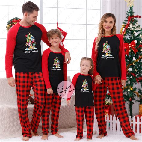 Disney Princess Christmas Tree Matching Pajamas For Family - Family ...