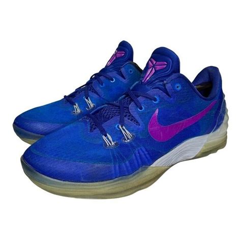 Nike Mens Zoom Kobe Venomenon 5 Basketball Shoes Blue 749884 454 Lace