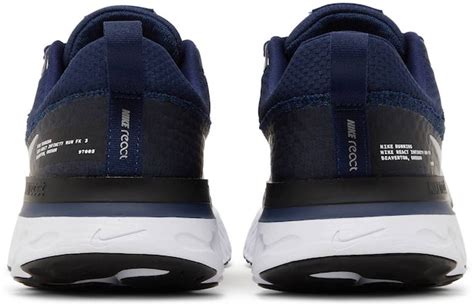 Nike React Infinity Run Flyknit 3 'College Navy Metallic Silver ...