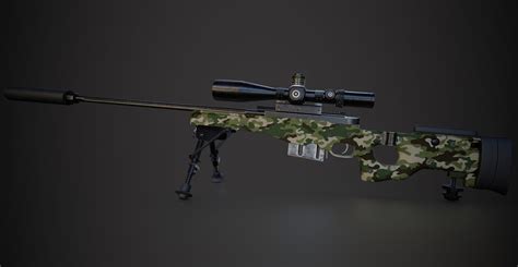 ArtStation - AWM Sniper Rifle | Game Assets