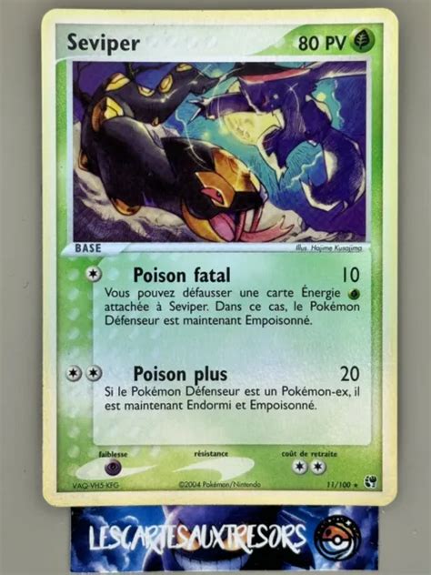 Carte Pok Mon Seviper Reverse Ex Temp Te De Sable Vf Fr Eur