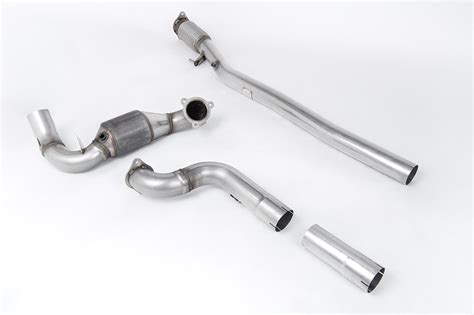 Milltek Large Bore Downpipe Hi Flow Sports Cat For Mercedes A Class