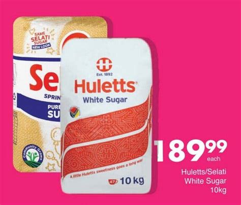 Hulettsselati White Sugar 10kg Offer At Save