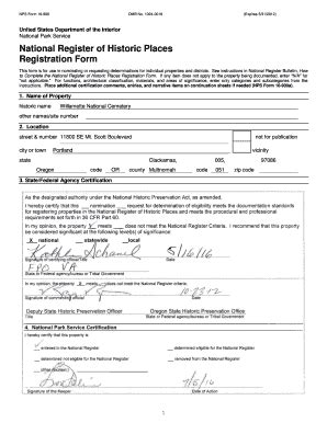 Fillable Online Registration Form For Willamette National Cemetery