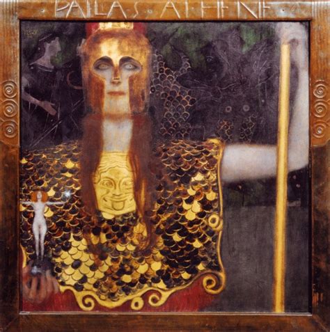 Pallas Athene 1898 By Gustav Klimt Klimt Art Klimt Paintings Klimt