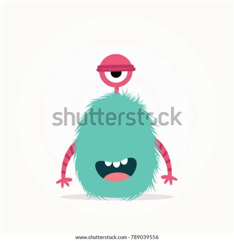 Funny Monster Vector Stock Vector Royalty Free 789039556 Shutterstock