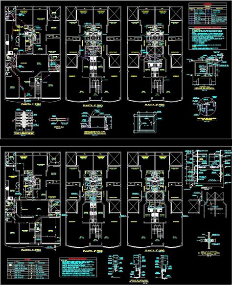 Plano De Vivienda Multifamiliar Dwg Image To U