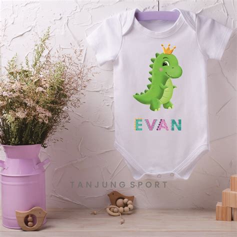 Jual Jumper Baju Bayi Newborn Perempuan Laki Laki Dinosaurus T Rex Bisa