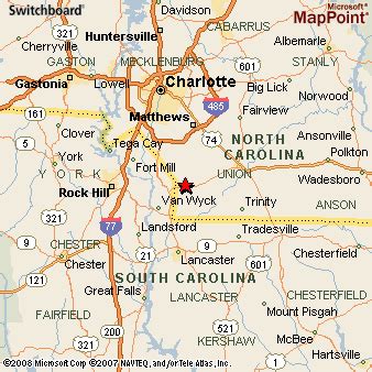 Where Is Waxhaw North Carolina See Area Map More