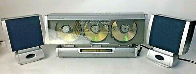 Emerson Triple Play Disc Linear Cd Changer Ms W Speakers Nice