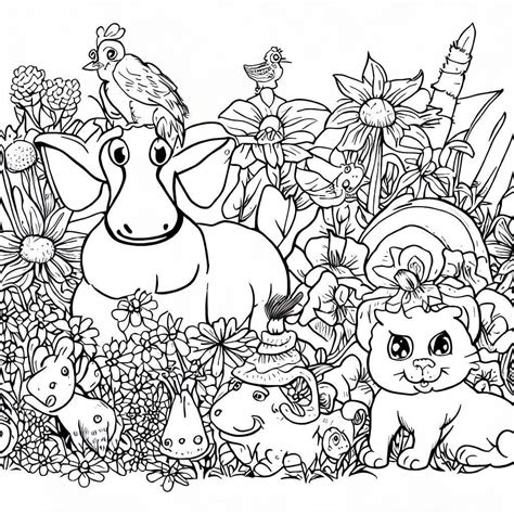 Desenhos De Bichinhos Do Jardim Para Colorir Pintar E Imprimir