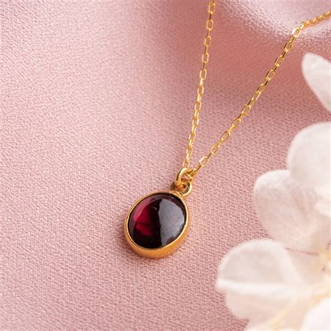 Garnet Pendant - Etsy