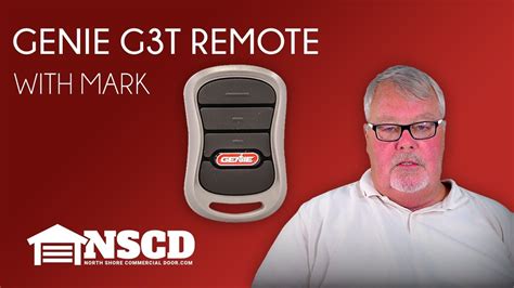 Tech Talk Genie G3t Remote Youtube