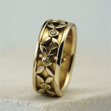 Yellow Diamond Eternity Band Yellow Diamond Eternity Ring - Etsy