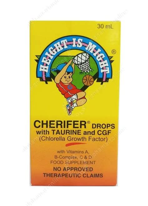 Cherifer Drops With Taurine And Cgf 30ml Lazada Ph