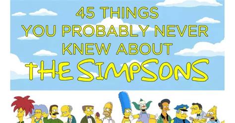 El Espacio Del Geek Los Simpsons 45 Curiosidades Que Quizas No