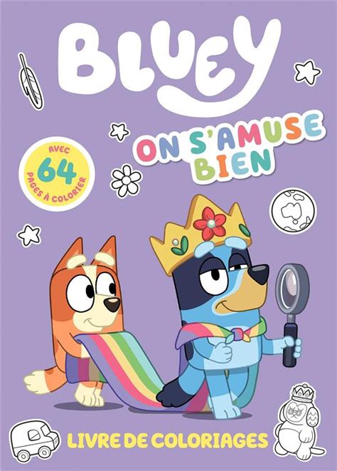 Bluey Livre De Coloriages Hj Licences Go Book