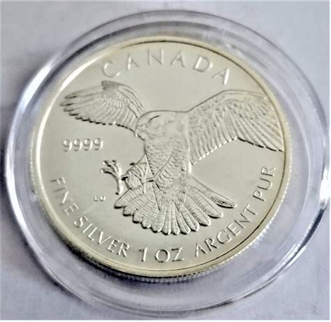 Canada 5 Dollars 2014 Peregrine Falcon 1 OZ 999 Catawiki