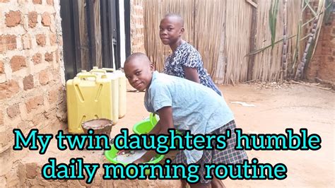 My Twin Daughters Humble Morning Routine In Their New Home Gratitude