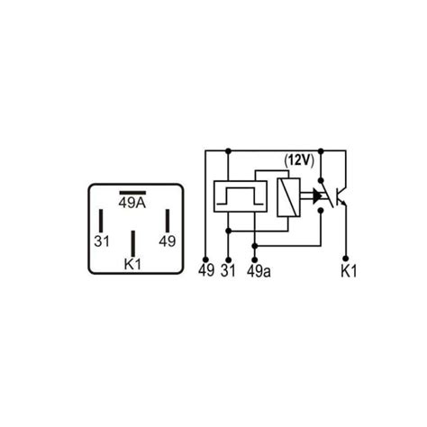 Rele Pisca 12V 04 Terminais sem Suporte 120W Peças e ferramentas