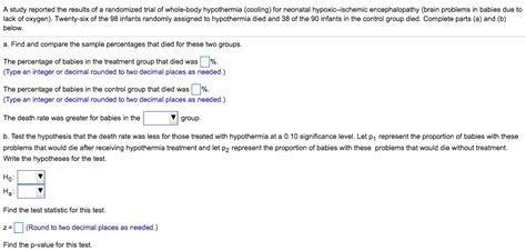 Solved A Study Reported The Results Of A Randomized Trial Chegg