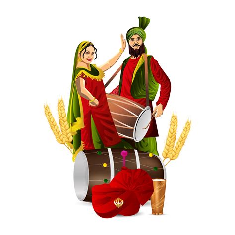 fröhliches baisakhi design mit illustration 12011878 PNG