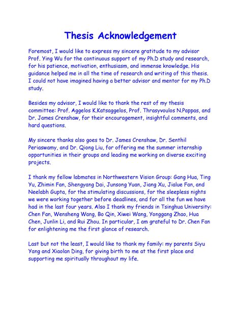 Letter Of Acknowledgement Example