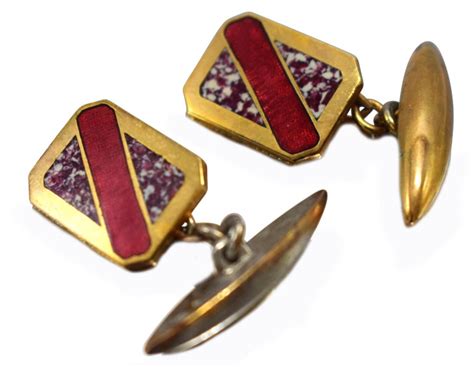 Art Deco Mens Geometric Enamel Cufflinks Circa 1930s For Sale At 1stdibs