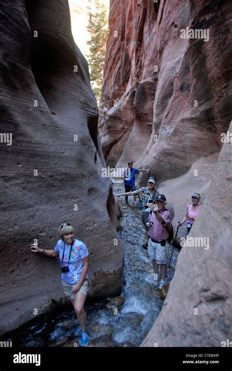 Kanarra Creek Slot Canyon Hiking On BLM Land Near Kolob Canyons Zion