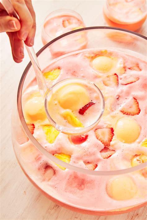 Boozy Sherbet Punch Is The Prettiest Party Drink Recipe Punch