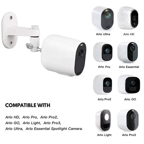 2Pack Security Wall Mount For Arlo Pro Arlo Pro 2 Arlo Ultra Arlo