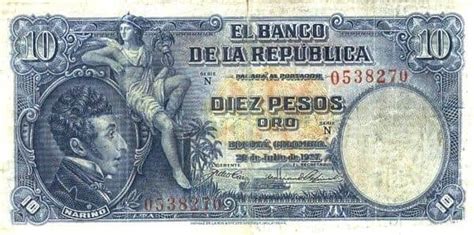 Billete Pesos Oro Colombia Foronum