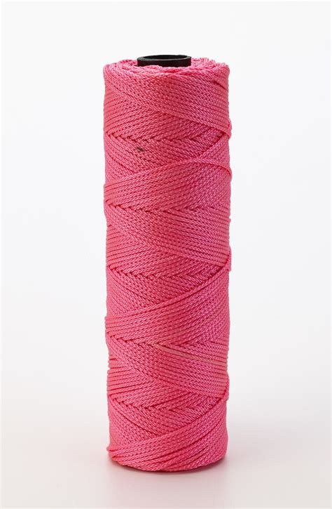 Nylon Mason Twine Lb Braided X Ft Glo Pink Pack Of