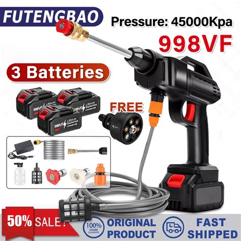 Pressure Washer Portable Wireless Car Washer Vf High Power Spray