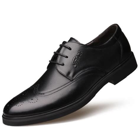 Chaussures Richelieu Cuir Homme Noir Cdiscount