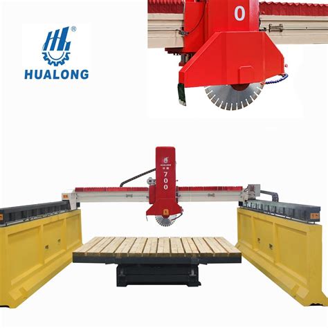 Hlsq 700 Laser Granite Marble Bridge Saw For Stone Countertop Slab