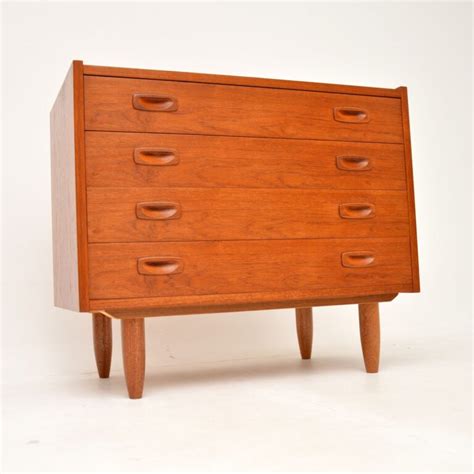 1960 S Danish Teak Vintage Chest Of Drawers Retrospective Interiors