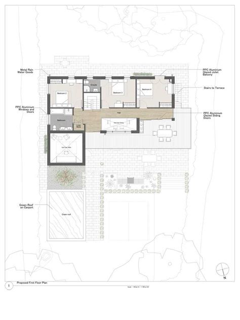 P Proposed First Plan Rud Sawers Architects