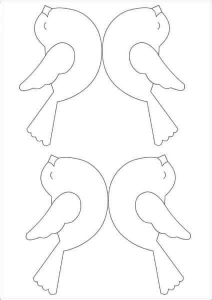 Bird Template For Spring Crafts