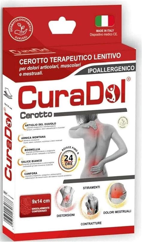 Cura Farma Curadol Cerotti Antidolorifici E Antinfiammatori Con