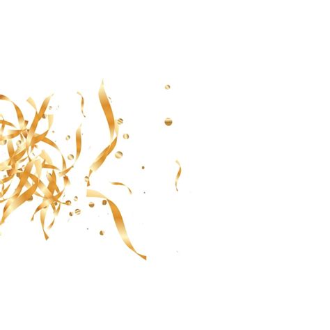 Premium Vector Gold Confetti Background