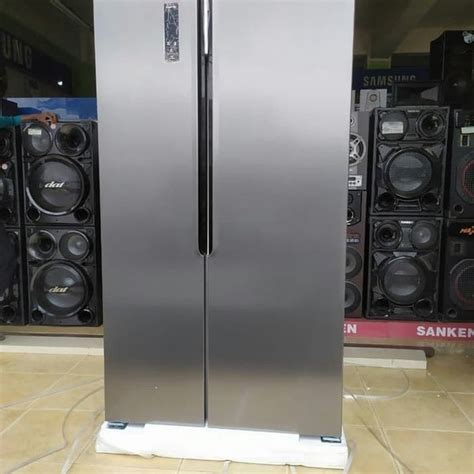 Jual KULKAS SIDE BY SIDE SHARP SJ IS60M SL Di Lapak CV Delta Electronic