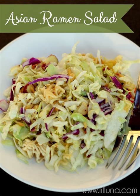 Asian Ramen Salad ~ Ingredients 2 Bags Of Coleslaw Mix 3 Packages Chicken Ramen Noodles Set