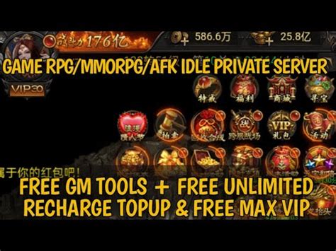 Game Rpg Mmorpg Afk Idle Private Server Free Gm Tools Free