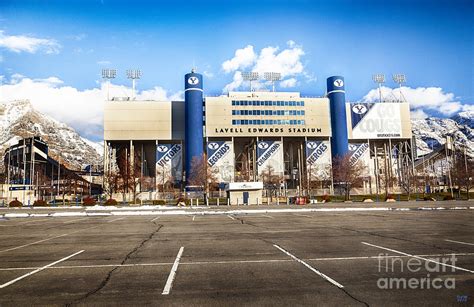 Lavell Edwards Stadium Photograph By David Millenheft