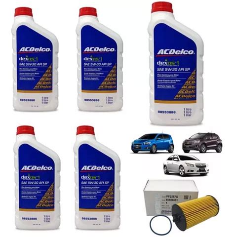 Kit Troca De Leo W Dexos Cruze A Acdelco Gm