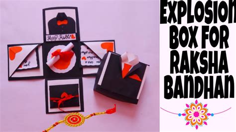 Explosion Box Gift Card Idea For Raksha Bandhan Gift Box For Brother