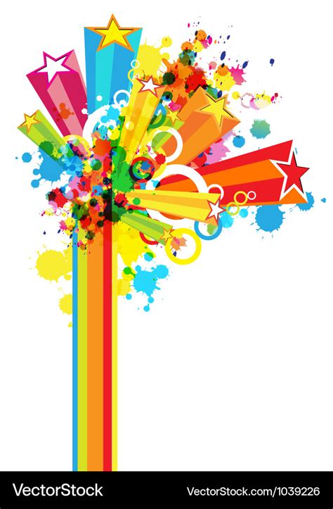 Abstract colorful festival decoration background Vector Image