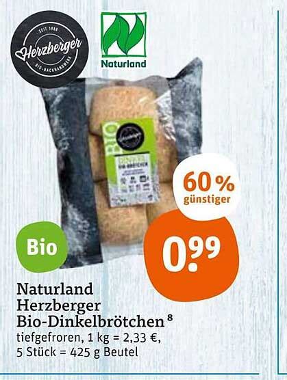 Naturland Herzberger Bio Dinkelbr Tchen Angebot Bei Tegut Prospekte De